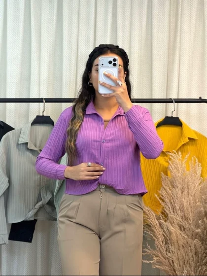 شومیز گره‌ای ترند پاییزه