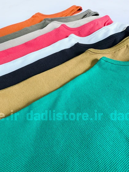 کراپ تاپ کبریتی بند پهن یقه خشتی