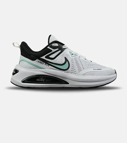 کفش کتانی مردانه و زنانه سفید نایک NIKE air zoom Free Run مدل 8564
