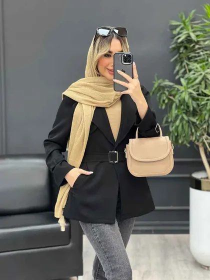 مانتو مازراتی ژیله دار دو جیب