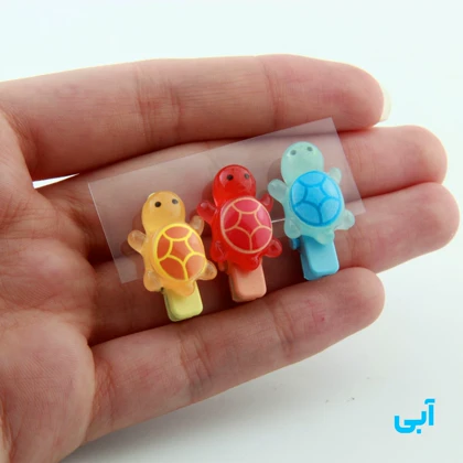 گیره مو دخترانه مدل لاک پشت