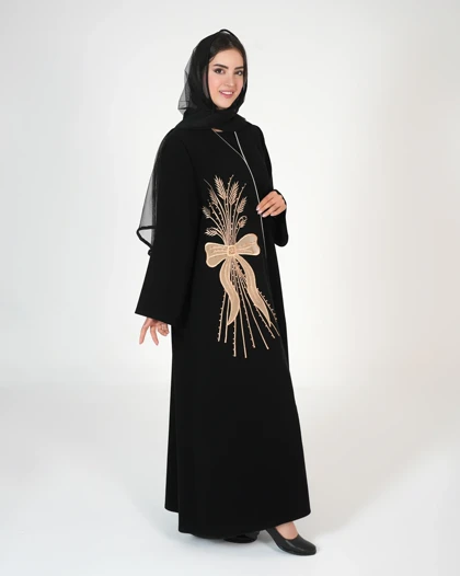 عبای کرپ گل گندم (477)