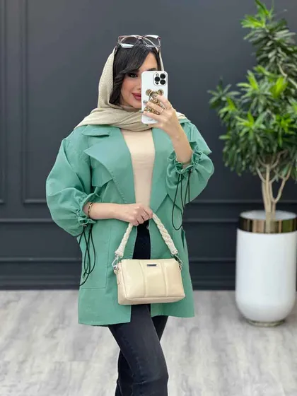 بارانی پشت و آستین گت