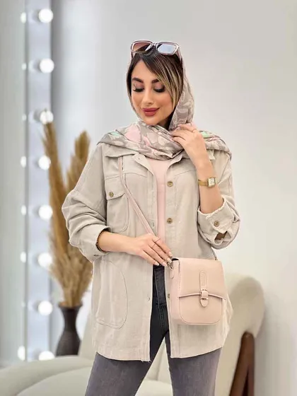 مانتو چهار جیب مهلا