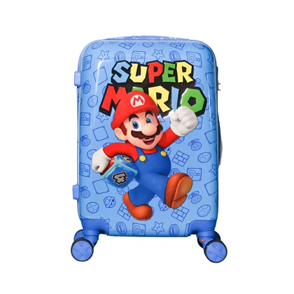 چمدان بچگانه خارجی مدل F-Super Mario سایز 20 اینچ