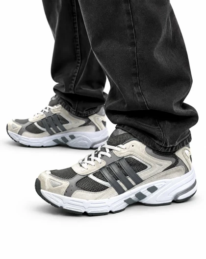 کفش کتانی مردانه مدل آدیداس فارماتون طوسی کرم Adidas Pharmaton