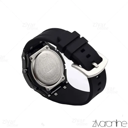 ساعت جی شاک GA2100 مردانه چند موتوره مشکی رنگین کمانی 106107