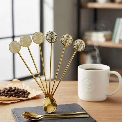 قاشق شربت خوری استارباکس سرگرد / mj84