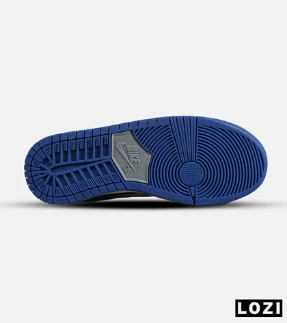 کفش کتانی مردانه و زنانه سفید آبی NIKE AIR JORDAN مدل 7815