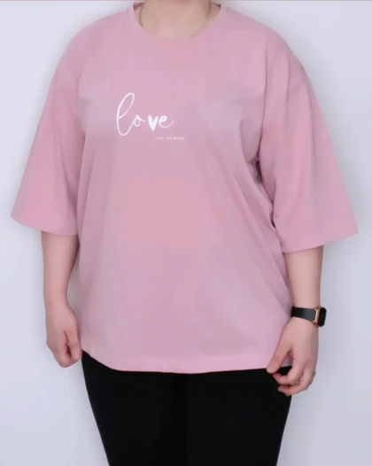 تیشرت لانگ love