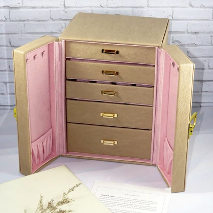 جعبه جواهرات مدل کشو دار طبقاتی کد G_Lnd_104