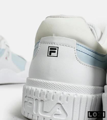 کفش کتانی مردانه سفید آبی FILA مدل 6955