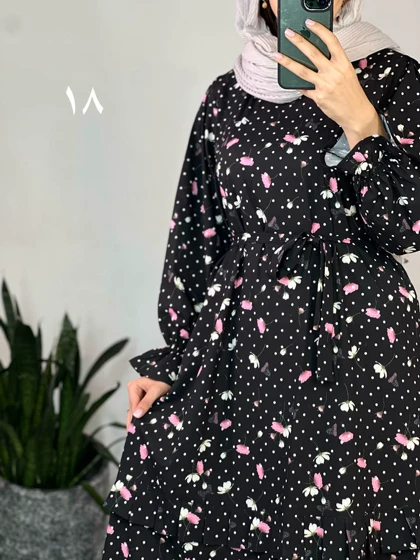 پیراهن مانتویی شکوفه 2