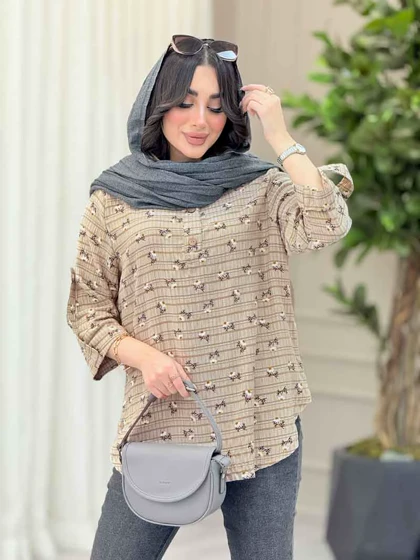 شومیز طرح گل بابونه