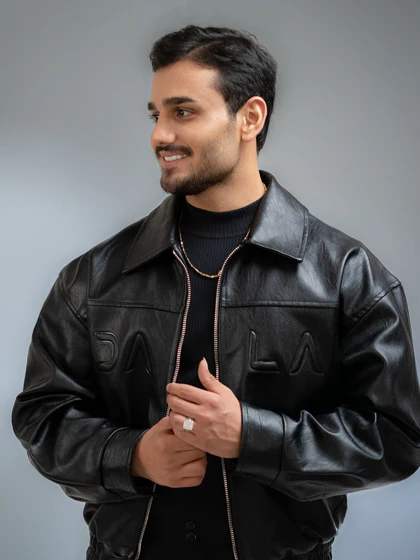 کاپشن چرم وارداتی سامیار_کد4515