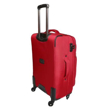 مجموعه سه عددی چمدان پیر کاردین مدل P9090-3 رنگ قرمز به همراه کاور پیرکاردین