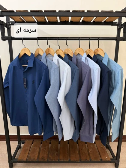 پیراهن ساده آستین بلند پنبه کد 2475