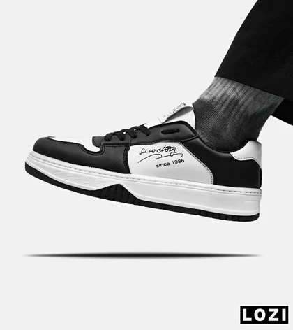 کفش اسنیکرزمردانه مشکی سفید VANS مدل 5705