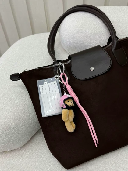 چارم بگ pink teddy