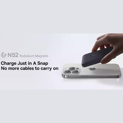 پاور بانک 10000 وایرلس باسئوس Baseus مدل P1008210E313 توان 22.5 وات