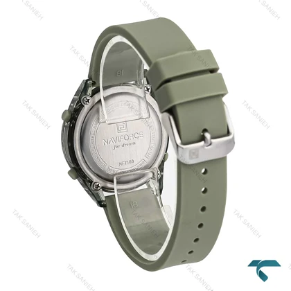 ساعت دخترانه NF7108 نیوی فورس سبز NaviForce-7015-L