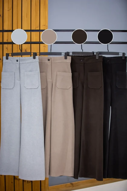 شلوار زنانه دو جیب لامر