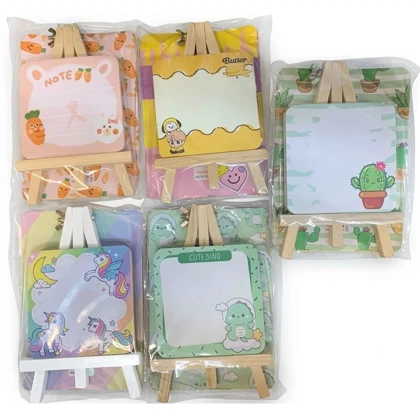 بوم یادداشت رومیزی فانتزی طرح کارتونی مدل Mini Easel