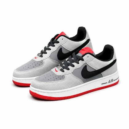 کتانی خارجی مردانه مدل جردن وان طوسی قرمز NIKE (های کپی )