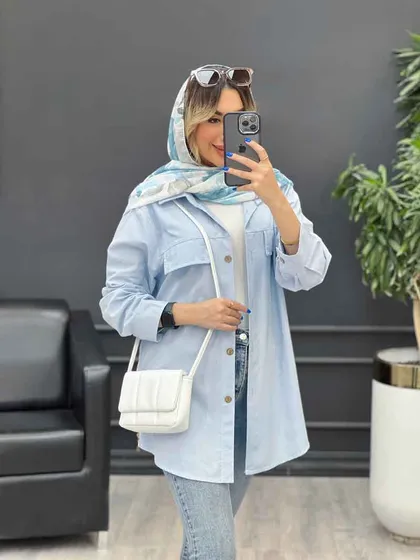 مانتو بغل زیپ جیب نما