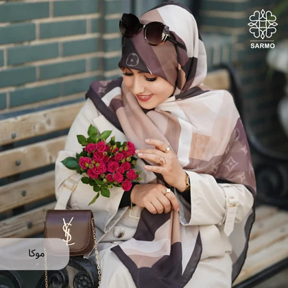 روسری نخ پنبه لوریا