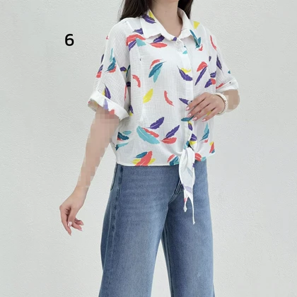 شومیز زنانه جلو گره‌ای