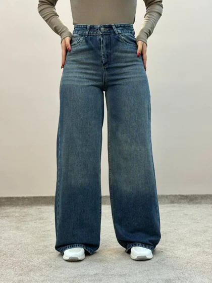 شلوار جین بگ آبی تینت ام کی