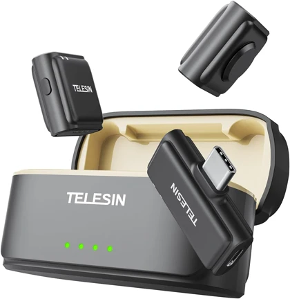 میکروفون یقه‌ای بی‌سیم TELESIN مدل P5-MCP-01