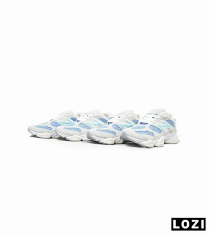 کفش کتانی زنانه طوسی آبی NEW BALANCE 9060