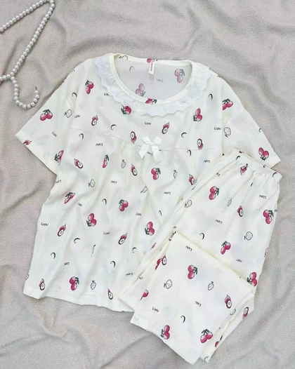 ست بلوز و شلوار راحتی کد 5470