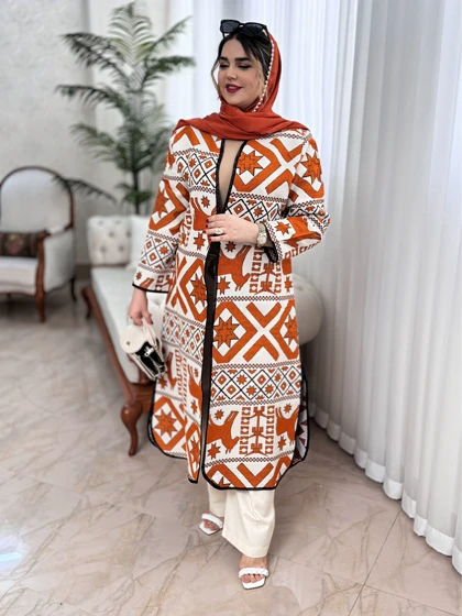 مانتو گلیمی بلند 2079