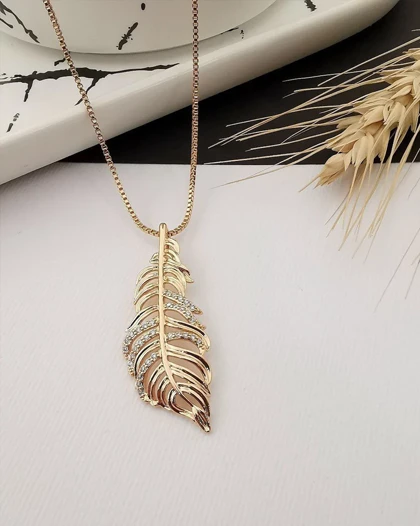 گردنبند پر سرخپوستی ژوپینگ