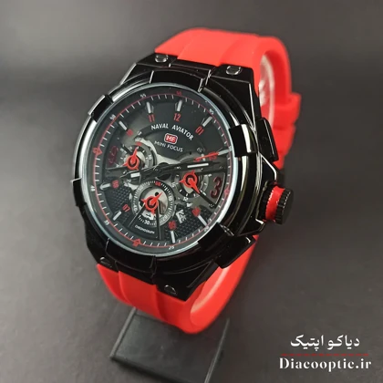 ساعت مچی مردانه اورجینال موتور ژاپنی برند مینی فوکوس سه موتور مدل Mf0402G.04 بند رابر