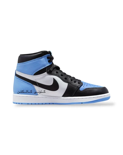 کتانی ویتنامی نایک ایر جردن وان ساق‌دار Nike Air Jordan 1 Retro High UNC Toe