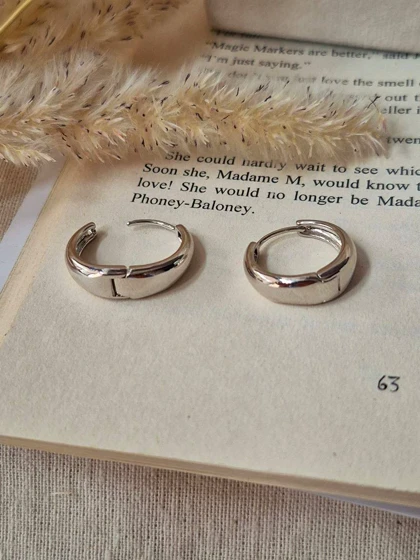 گوشواره حلقه ساده ژوپینگ M50