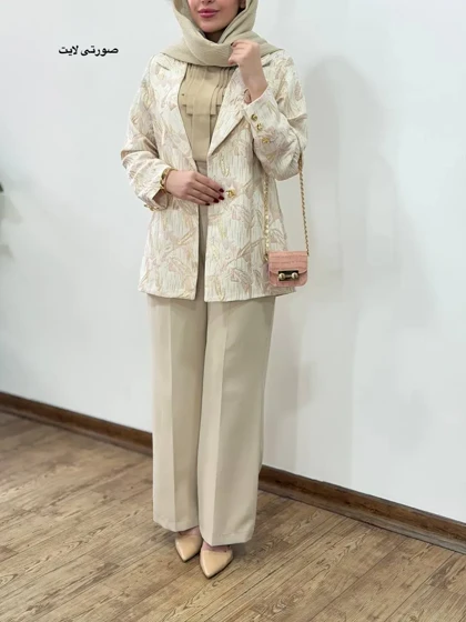 مانتو ژاکارد مجلسی آیسو شایلین