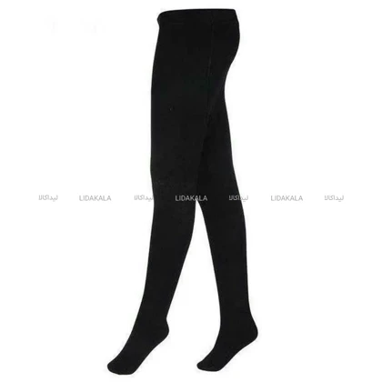 جوراب شلواری زنانه ضخیم رنگ مشکی ضخامت 280 پنتی مدل Angora