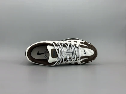 کتانی نایکی P6000 سفید قهوه ای سرمه ای/Nike P6000