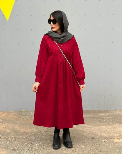 پیراهن مانتویی ترگل 2(ایراد دار)