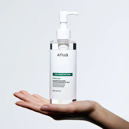 روغن پاک‌کننده و تسکین‌دهنده صورت آنوا, Heartleaf مناسب برای پوست حساس حجم 200 میلی‌لیتر