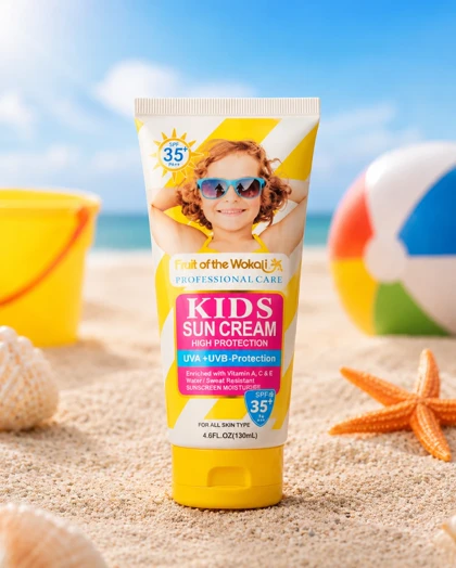 ضد آفتاب کودک Fruit of the Wokali Kids Sun Cream SPF 35