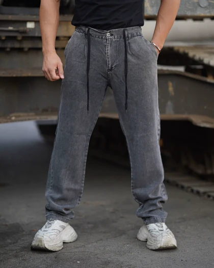 شلوار اسلش پنبه‌ای طرح جین