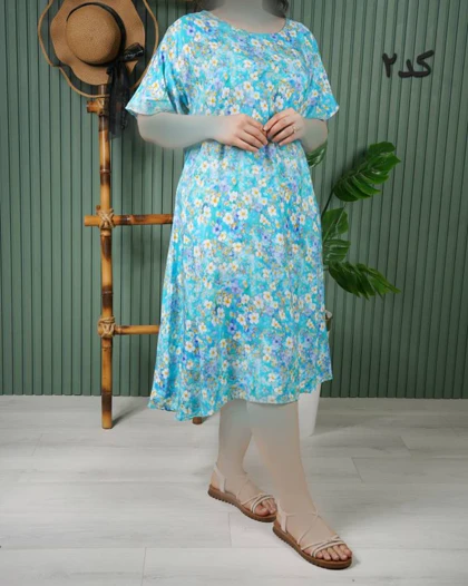 پیراهن نخی لامبادا O7466