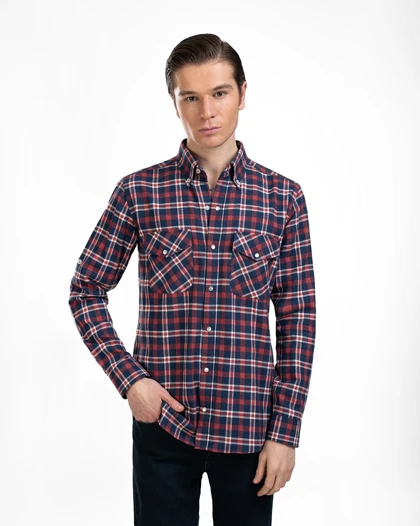 پیراهن مردانه پشمی کد 1839