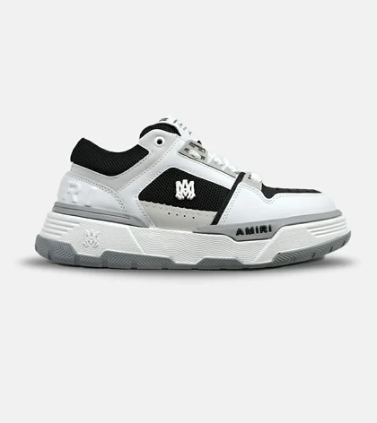 کفش کتانی سفید مشکی AMIRI MA2 Leather